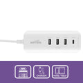 Antsig 20W Compact USB Charger - 4 Ports - 0.9m AC Cable - Portable Charging - SuperSaverAU - view 2