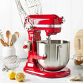 KitchenAid KSMC895 stand mixer 7.6L - Empire Red, 10 speeds, stainless steel bowl guard - 5KSMC895AER