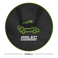 Arlec Portable Charger and Charging Cable Case, Black Fabric, Fits Cables up to 7m