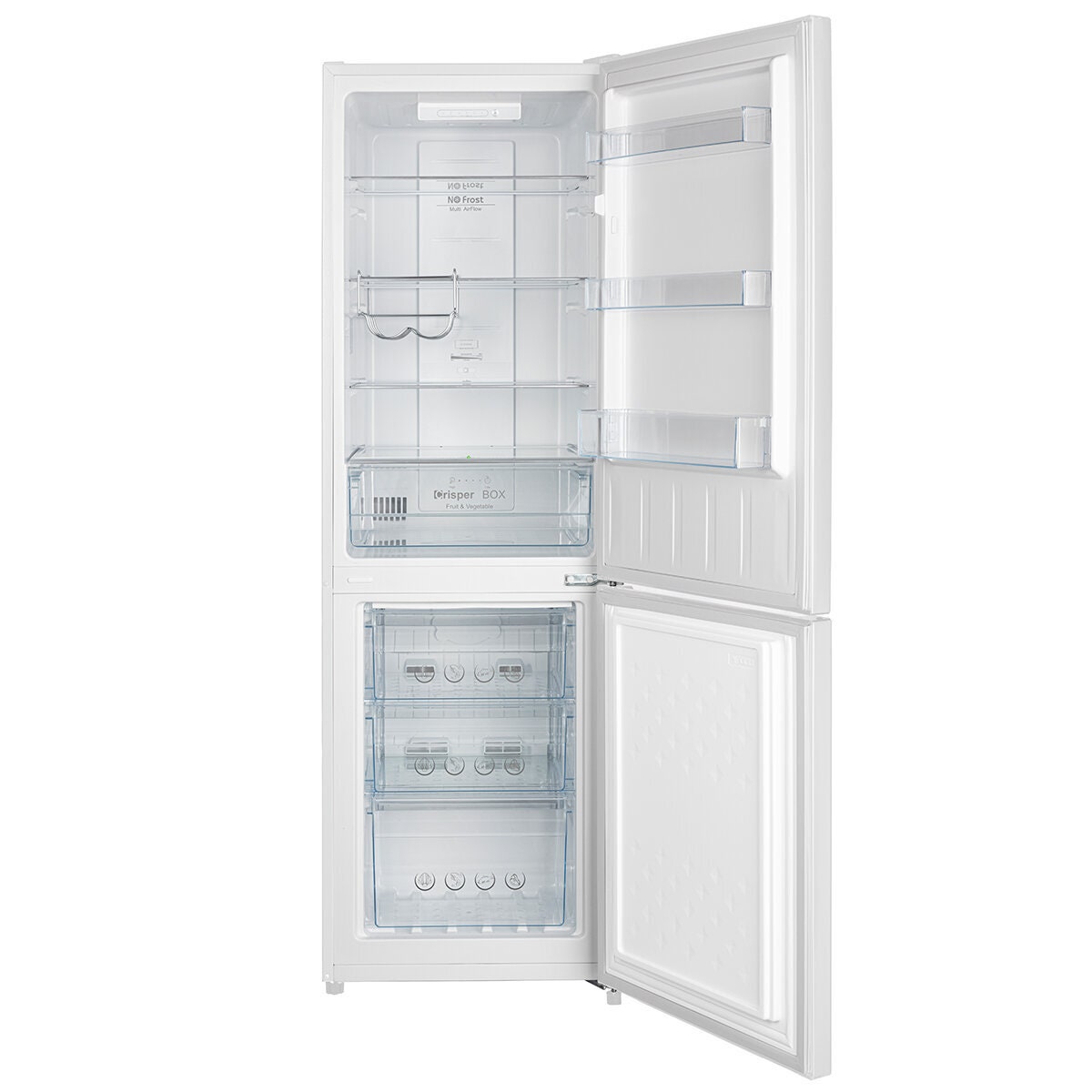 CHiQ 231L bottom mount frost free fridge - white finish, fast cool, reversible door - CBM231NW2