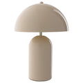 Mercator Stella Table Lamp - Cream Metal Gloss Finish, E14 Indoor with 1.8m Cord