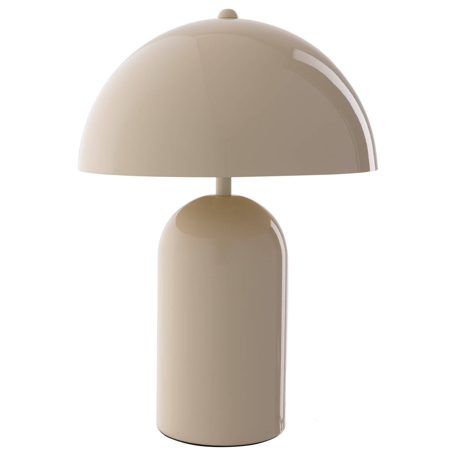 Mercator Stella Table Lamp - Cream Metal Gloss Finish, E14 Indoor with 1.8m Cord