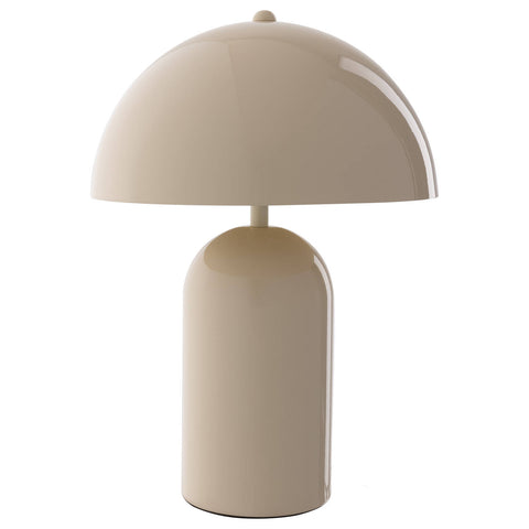 Mercator Stella Table Lamp - Cream Metal Gloss Finish, E14 Indoor with 1.8m Cord