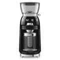 Smeg 50's retro style coffee grinder - black - 240g bean hopper - 50 grinding steps - CGF03BLAU