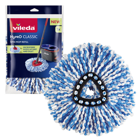 Vileda H2Pro Microfibre Spin Mop Refill