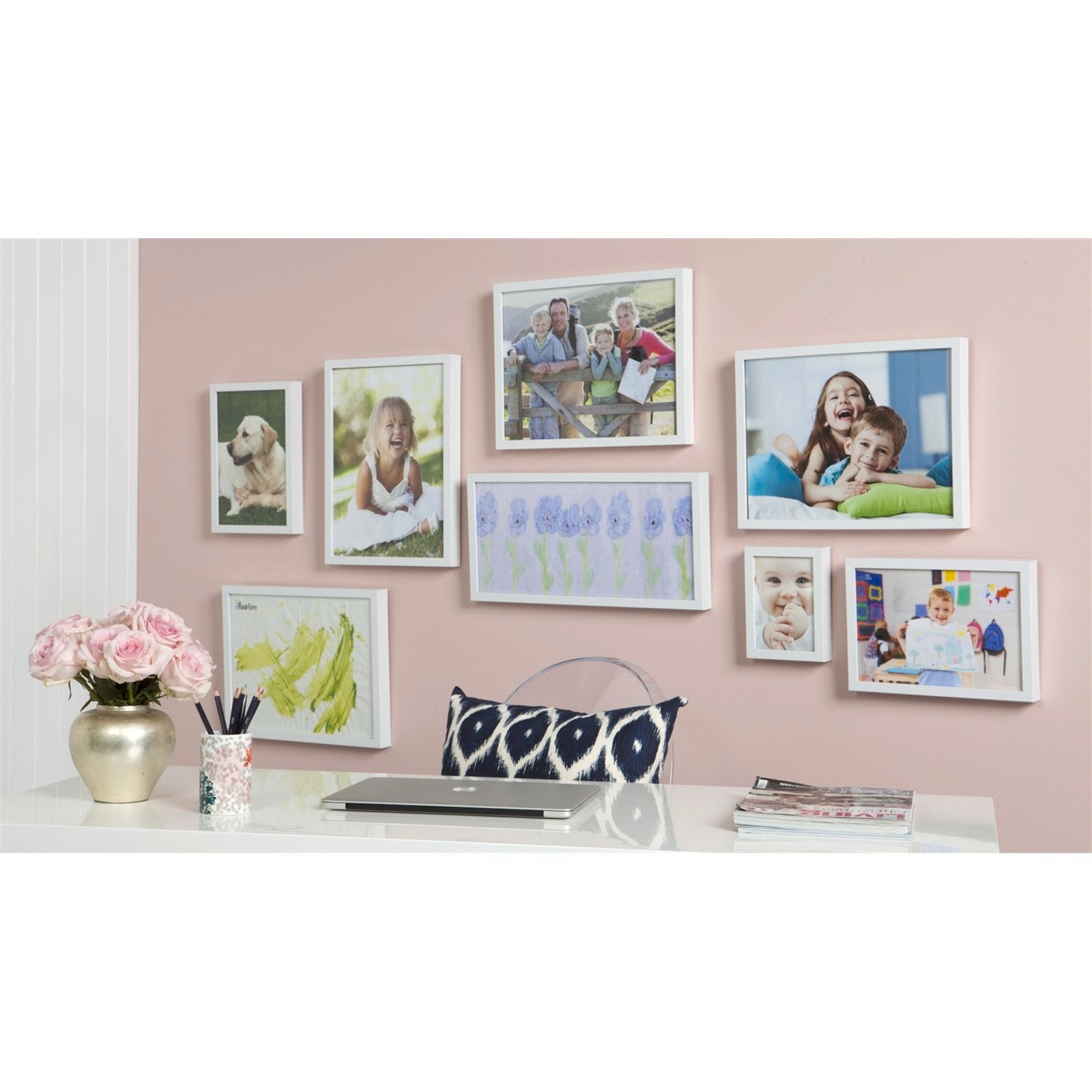 Command White Adhesive Wire-Back Picture Hanger - 3 Pack