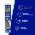 Selleys Roof and Gutter Silicone Sealant 300g - Woodland Grey - Waterproof - SuperSaverAU - view 2