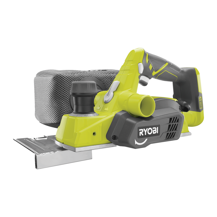 Ryobi 18V ONE+ 82mm Rebate Planer R18PL-0 Cordless Skin Only, 16mm Depth, 11000RPM