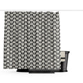 Barelli Polyester Shower Curtain - Woven Chevron - 180 x 180cm - Water-Resistant - SuperSaverAU - view 2