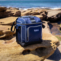 Esky 30 Can Soft Cooler Bag - Blue 16L, Zip-Top with Front & Side Pockets