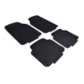 All Set 430 x 705mm Black PVC Car Floor Mat 4 Piece with Anti-Slip Backing