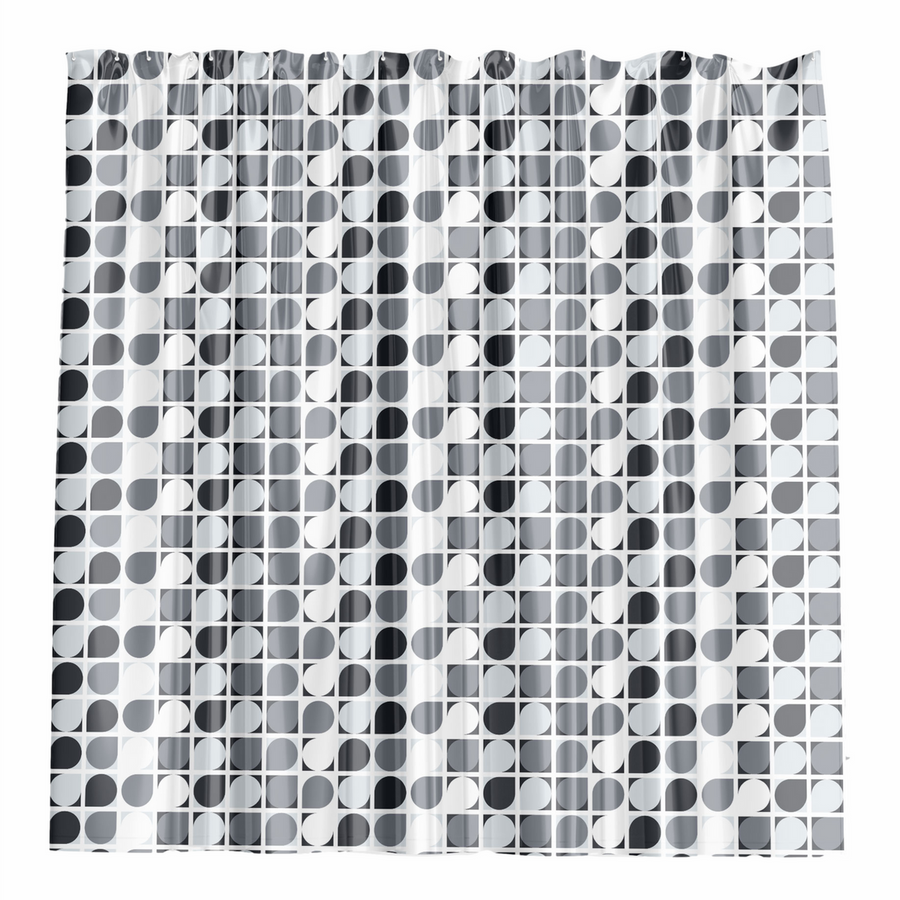 Barelli Polyester Shower Curtain Droplet Dreams 180x180cm - Water-Resistant - SuperSaverAU - view 1