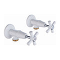 Shaw & Mason White Washing Machine Set - Brass