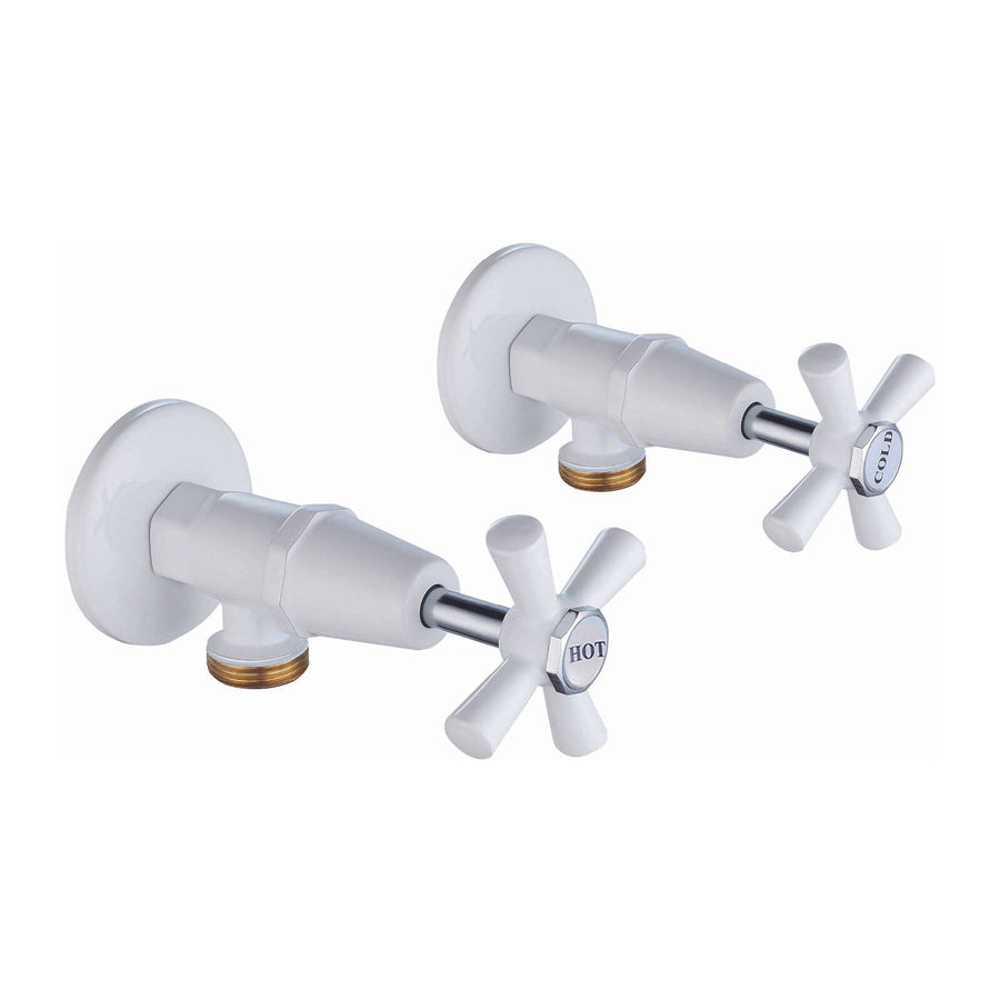 Shaw & Mason White Washing Machine Set - Brass