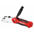 Trojan Folding Retractable Knife - Zinc Alloy - 210mm x 18.8mm x 13.5mm - Durable Utility Tool - SuperSaverAU - view 3