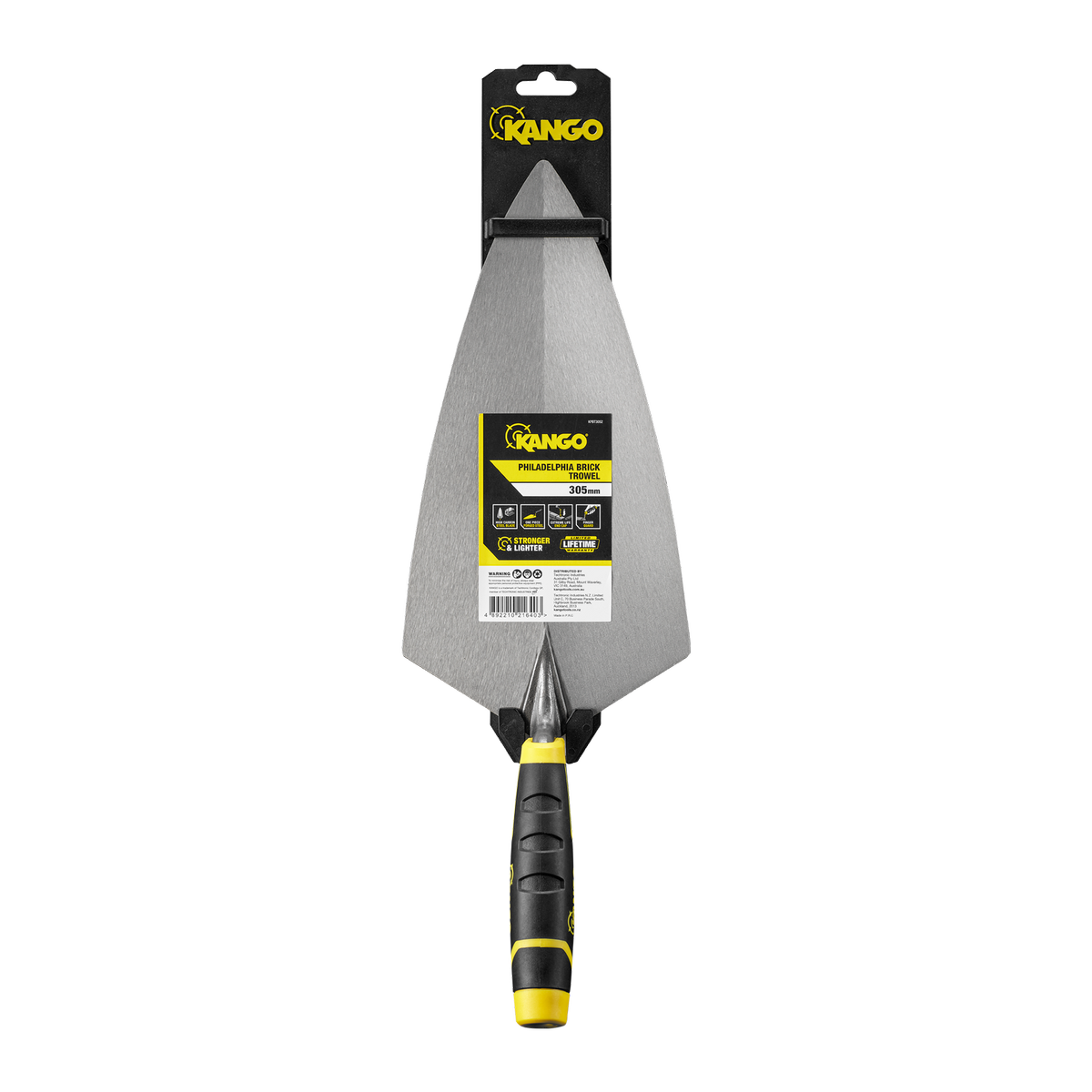 Kango 305mm Philadelphia Brick Trowel - High Carbon Steel - Durable Design - SuperSaverAU - view 2