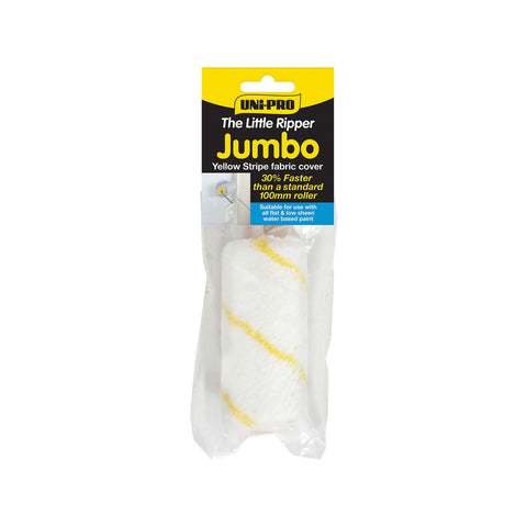 Uni-Pro Little Ripper 100mm Jumbo Fabric Replacement Roller Cover, 10mm Nap
