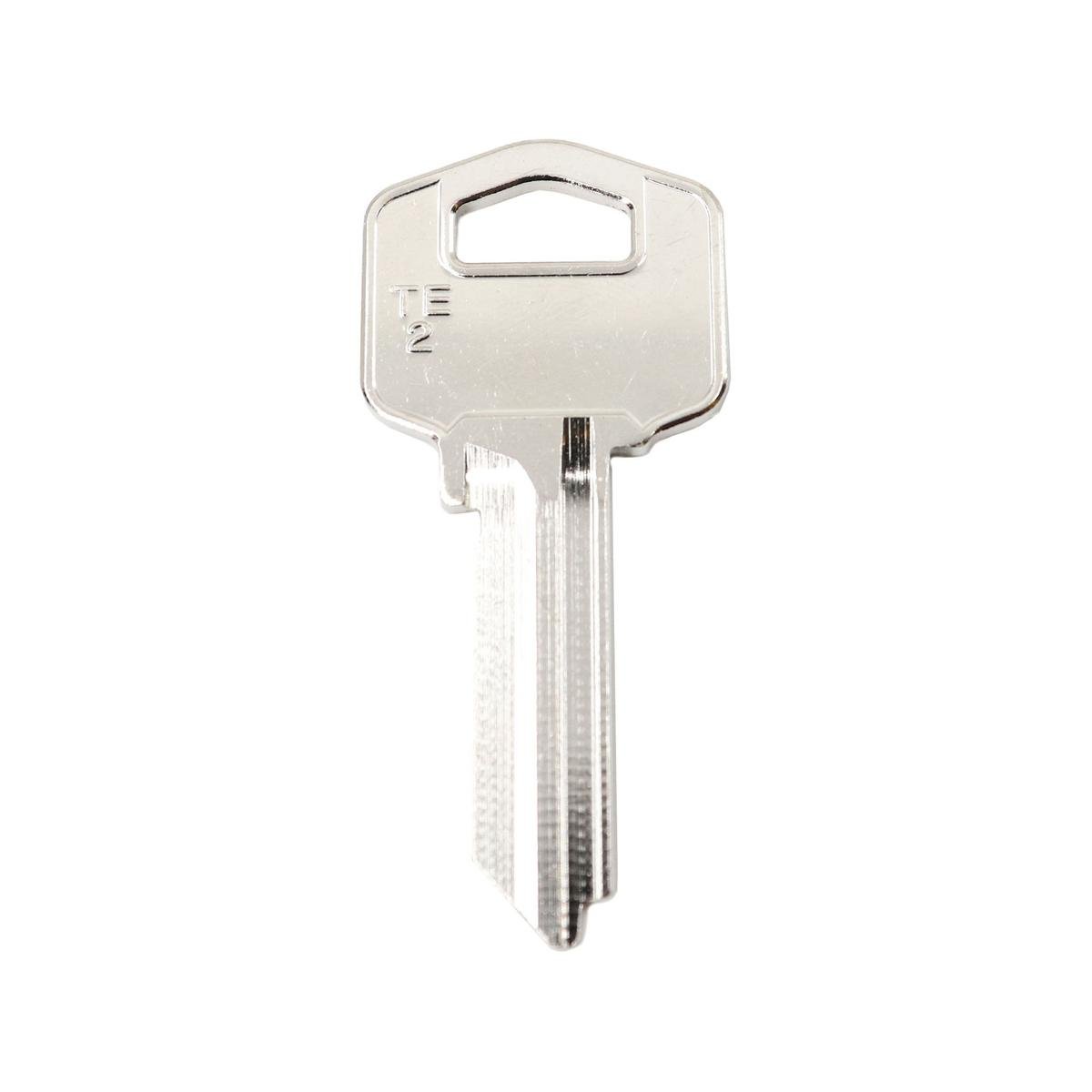 EHI Silver Blank Key - 54mm Nickel Plated Brass - Easy To Carry - SuperSaverAU - view 1