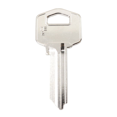 EHI TE2-GR10 54mm Silver Blank Key, Nickel Plated Brass