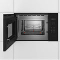 Bosch Series 6 25L Built-In 900W Microwave with Grill - Black, AutoPilot 8 Programs - BEL554MB1A