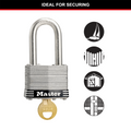 Master Lock 44mm Stainless Steel Padlock Laminated Weather Resistant - SuperSaverAU - view 5