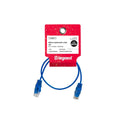 Legrand Cat6 RJ45 UTP Slimline Patch Lead - 0.5m - Blue - High-Speed Data Transfer - SuperSaverAU - view 1