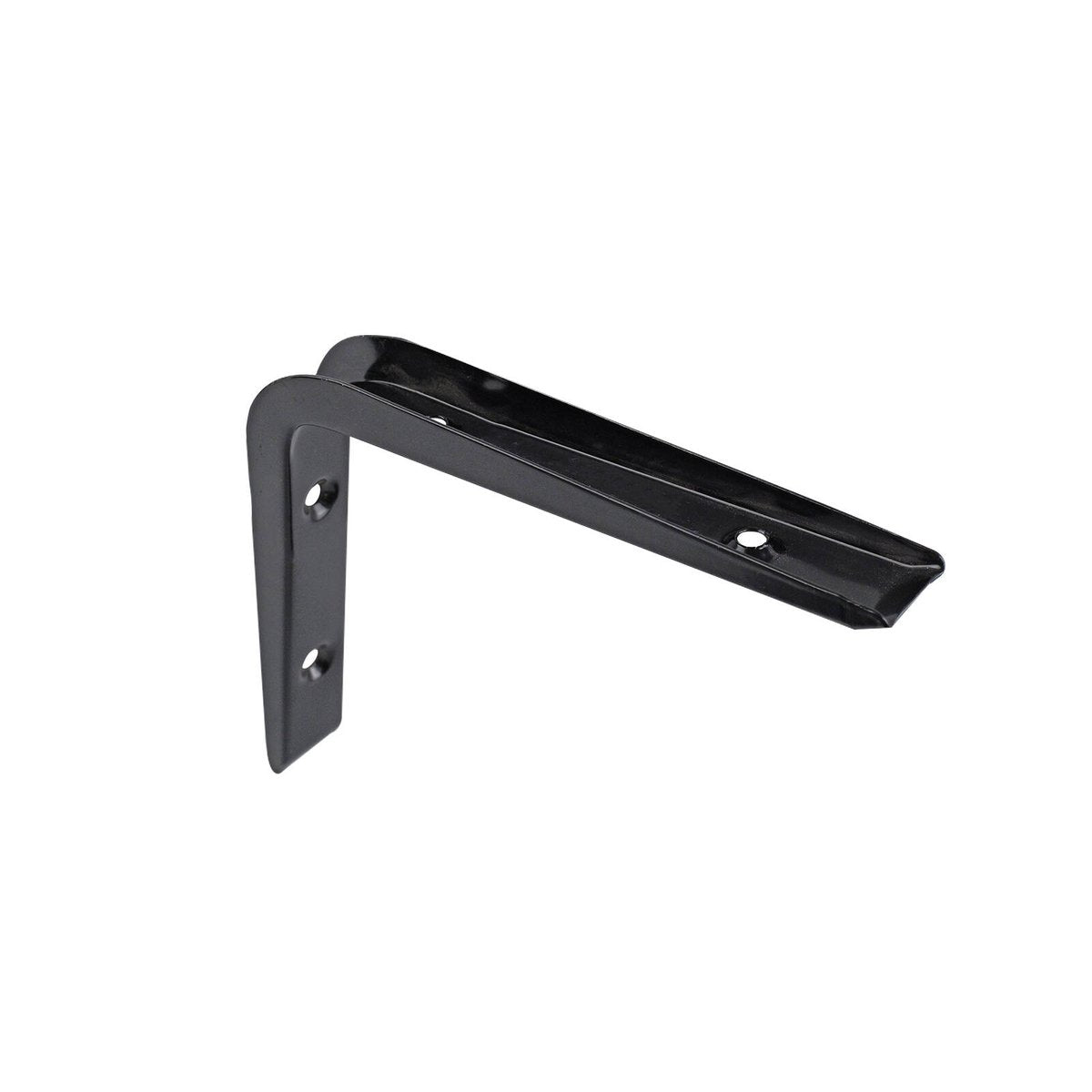 Carinya Black Angle Bracket 125x150mm Powder Coated Steel Durable - SuperSaverAU - view 1