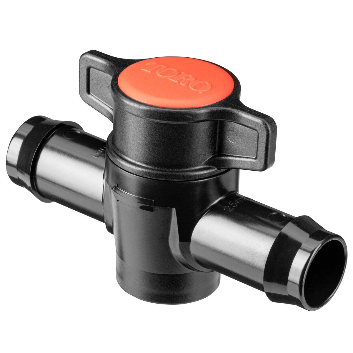 Toro 25mm In-Line Barbed Tap Polypropylene Durable Water Control - SuperSaverAU - view 1