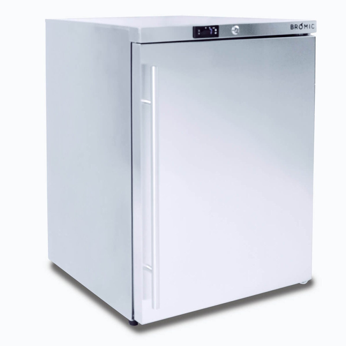 Bromic 115L underbench freezer - stainless steel, door lock, digital controller, 3 baskets - UBF0140SD-NR