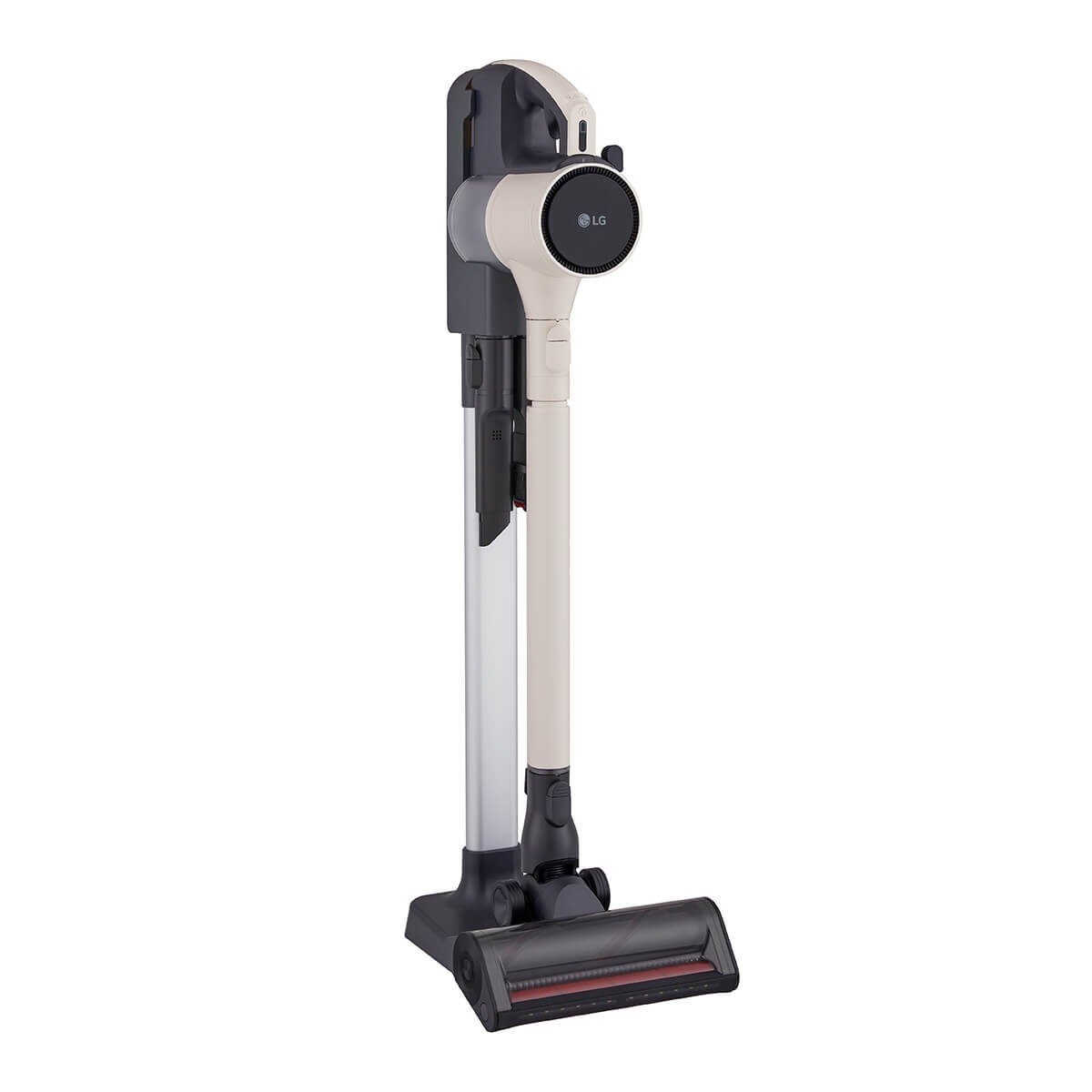 LG cordless stick vacuum with double battery - 5-step filtration - telescopic pipe - beige - A9L-MULTI
