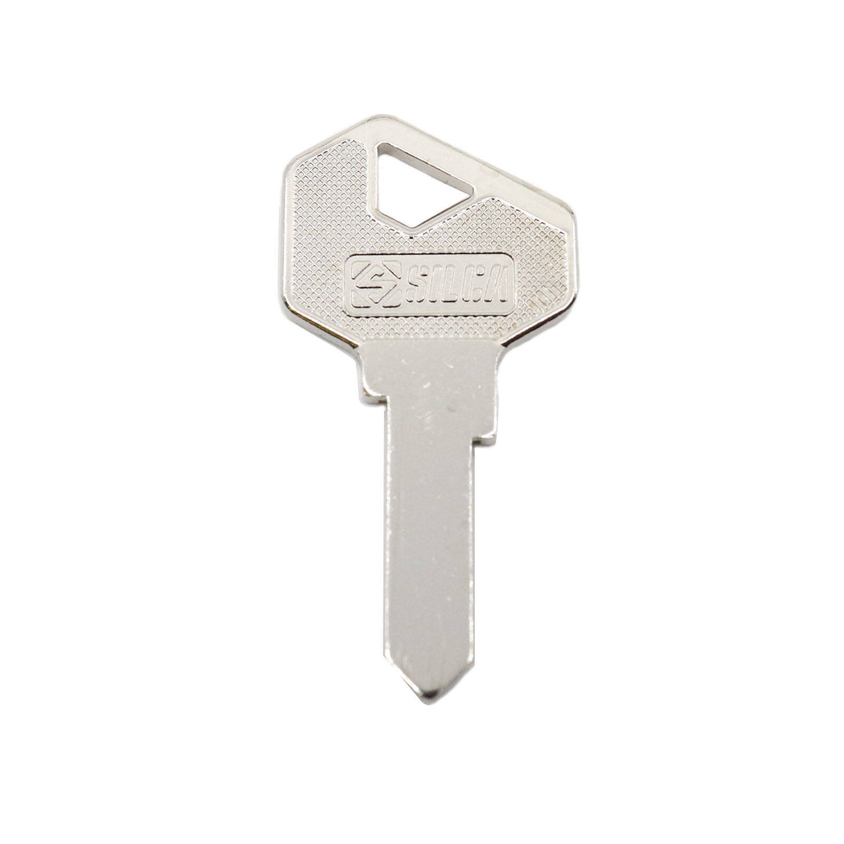 EHI LF24 49mm Silver Blank Key, Nickel Plated Brass