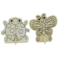 Boyle Pink Collection Craft Mini - 2 Pack - Plywood - Kids Craft - SuperSaverAU - view 2