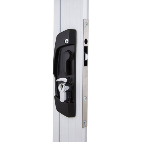 Gainsborough Austral Lock Sliding Door Security Deadlock, Black