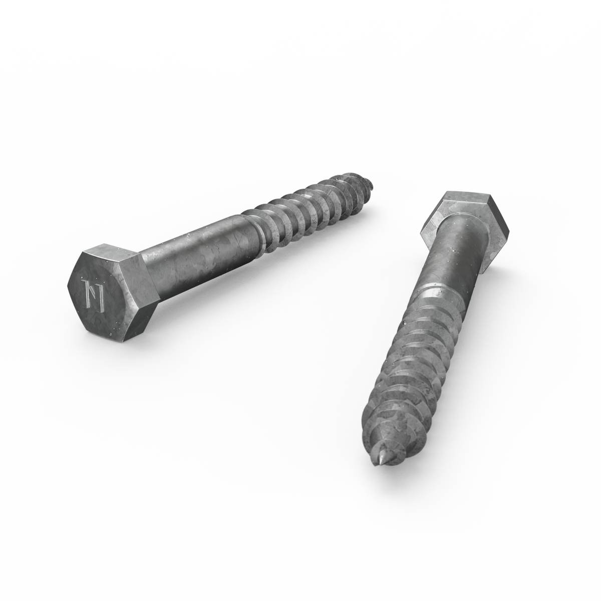 Zenith Hot Dip Galvanised Hex Head Coach Screws M12 x 100mm Each - SuperSaverAU - view 1