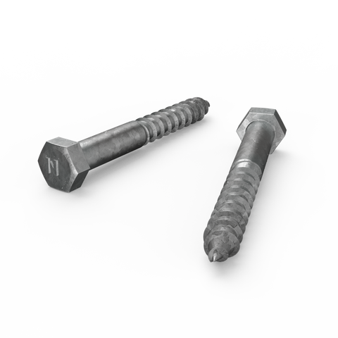 Zenith Hot Dip Galvanised Hex Head Coach Screws M12 x 100mm Each - SuperSaverAU - view 1