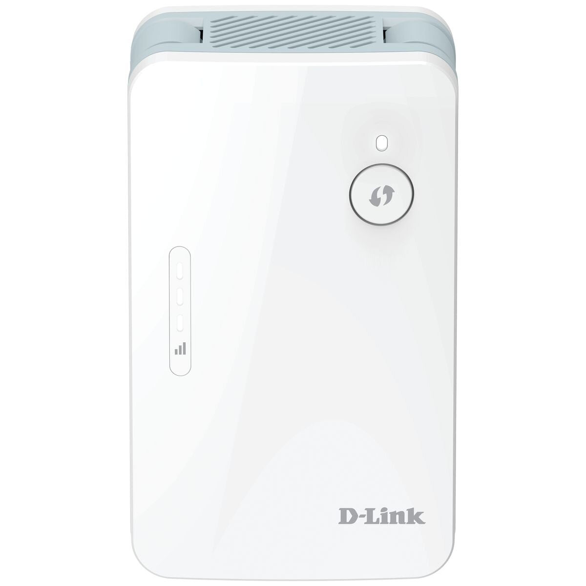 D-Link Eagle Pro AI AX1500 Mesh Range Extender - Wi-Fi 6, Signal Strength Indicator, Gigabit Port, White - E15