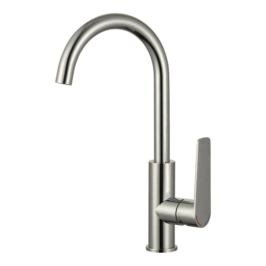 Evekare 35mm Brushed Nickel Extended Lever Sink Mixer - Easy Use - Lead-Free - SuperSaverAU - view 1