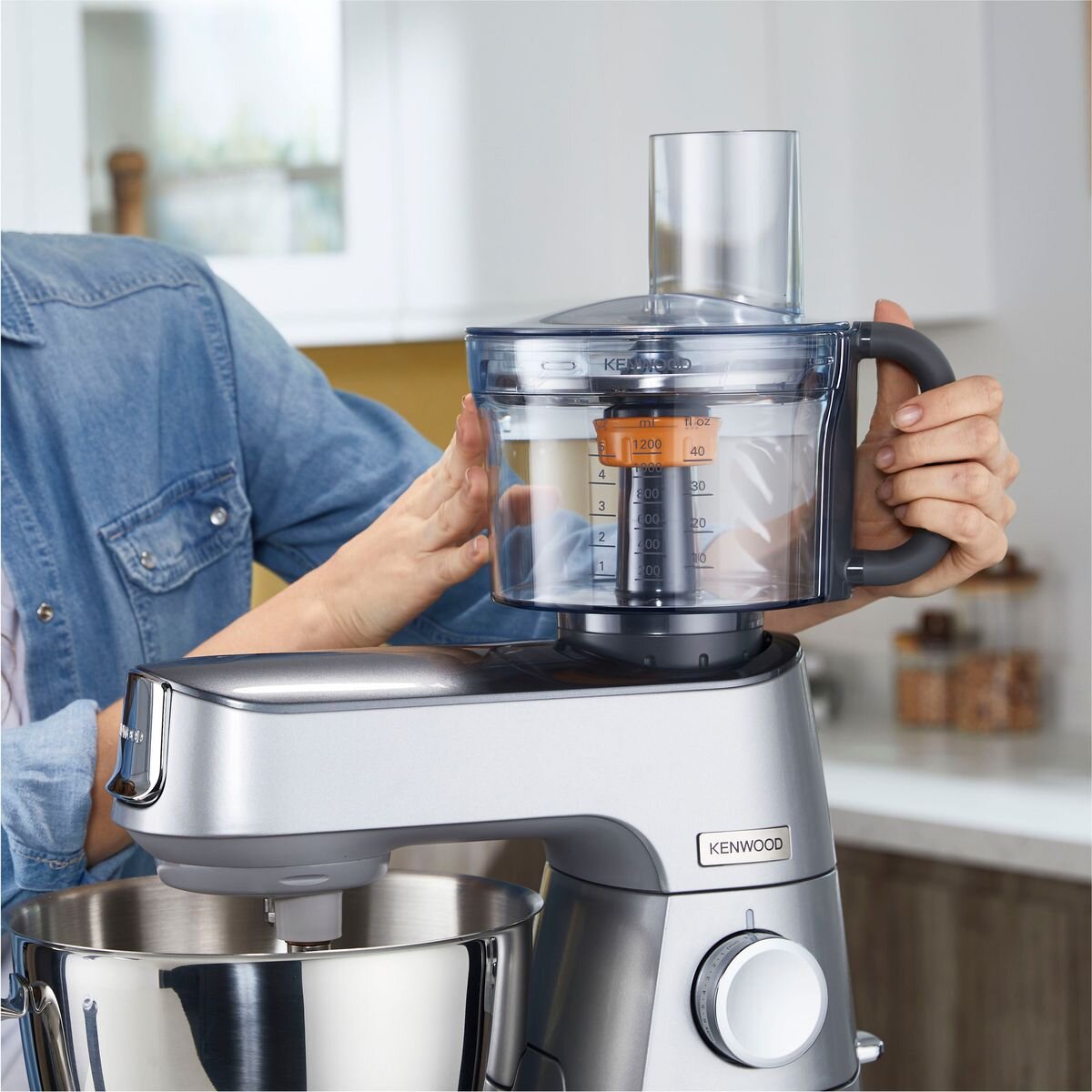 Kenwood MultiPro Food Processor Attachment - Six-in-One Slicing Disc - Express Dice - KAH65000PL