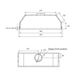 Haier 60cm 600 Series Integrated Insert Rangehood - Black - Wi-Fi SmartHQ App - Touch Controls - HPH60IMB2