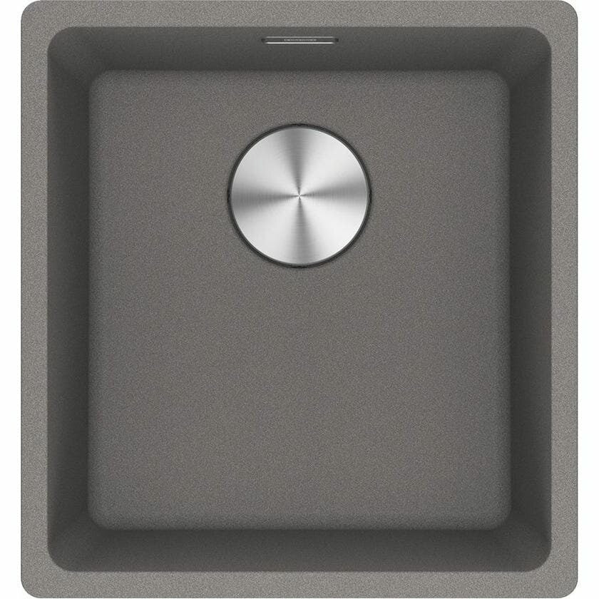 Franke Maris 370mm topmount granite sink - Stone Grey, extension drainer included - MRG610-37SGFPC