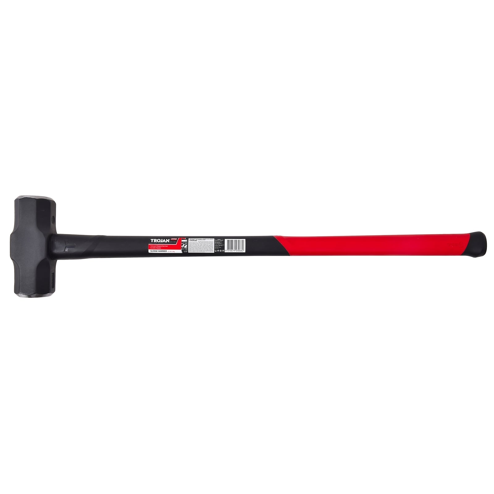 Trojan 12lb 5.4kg Fibreglass Handle Sledge Hammer