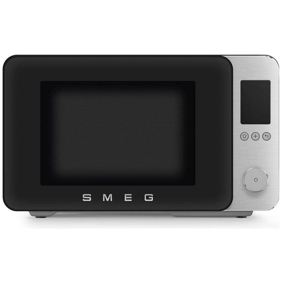 Smeg 27L Combi Microwave Oven 900W - Matte Black - Air Fry - 25 Auto Recipes - MOC02BLMAU
