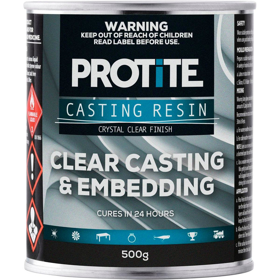 Protite Clear Casting Fibreglass Resin 500g Easy To Use - SuperSaverAU - view 1