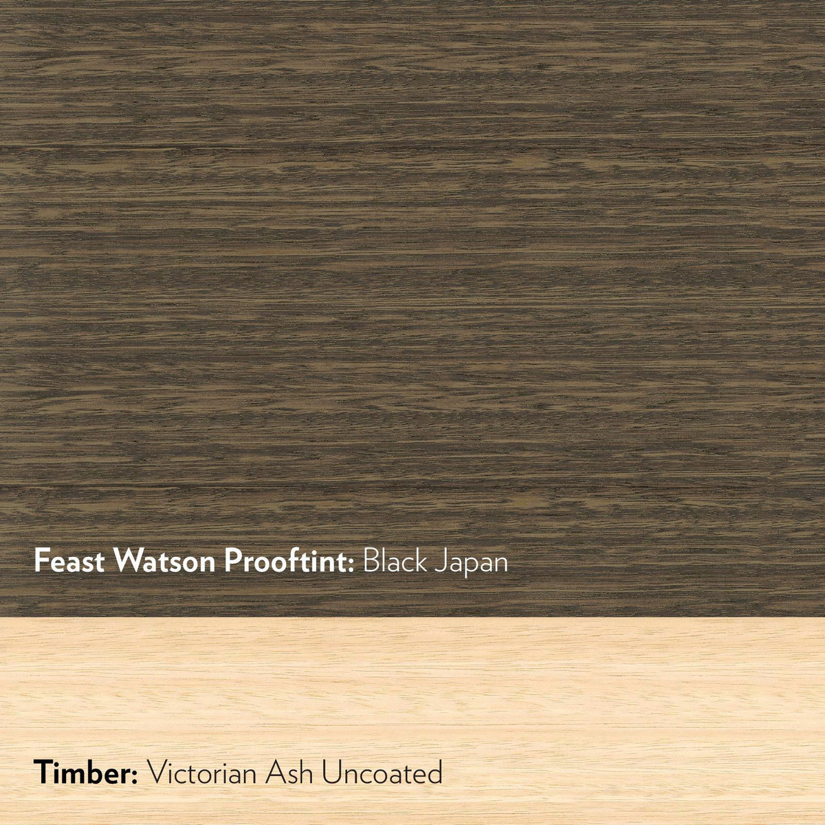 Feast Watson Black Japan Prooftint Oil Based Interior Stain 250ml - Penetrating Timber Stain