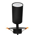 Brilliant Lighting Jez 7W Matt Black Plug In DIY LED Spotlight GU10 21388/06