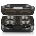 Sunbeam Pie Maker - Extra Deep Plates, Non-Stick, Pastry Cutters Included, Black - PM4800