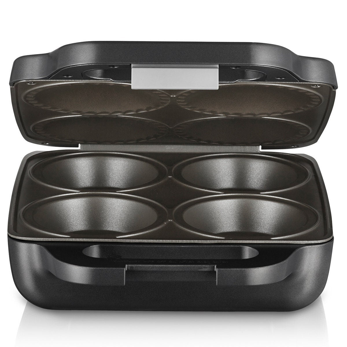 Sunbeam Pie Maker - Extra Deep Plates, Non-Stick, Pastry Cutters Included, Black - PM4800