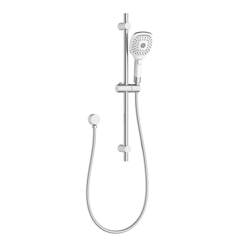 Mondella Cadenza Chrome 3 Function Adjustable Rail Shower Set, 9L/min 3 Star WELS