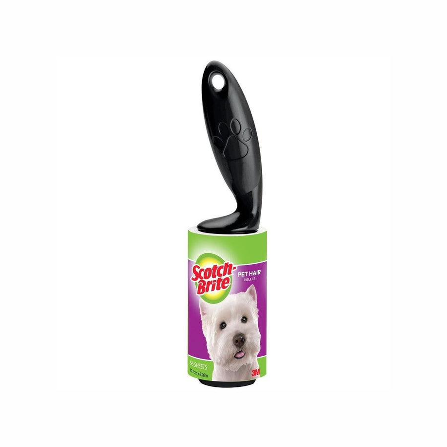 Scotch-Brite Pet Hair Lint Roller - 56 Sheets - Composite - Ergonomic Handle - SuperSaverAU - view 1