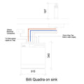 Billi Quadra 440 Boiling and Chilled Filtered Water Tap with XL Levered Dispenser - Chrome - 904040LCH